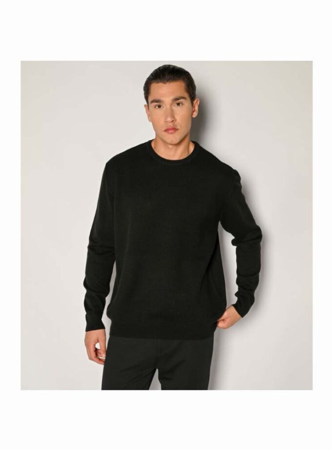 Ανδρικό Πουλόβερ Μαύρο Brokers